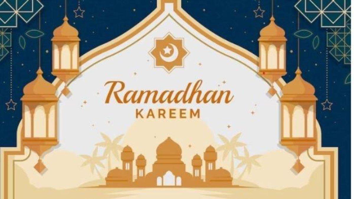 GAMBAR RAMADAN - Ilustrasi ucapan selamat menjalankan ibadah puasa Ramadhan 2025. 