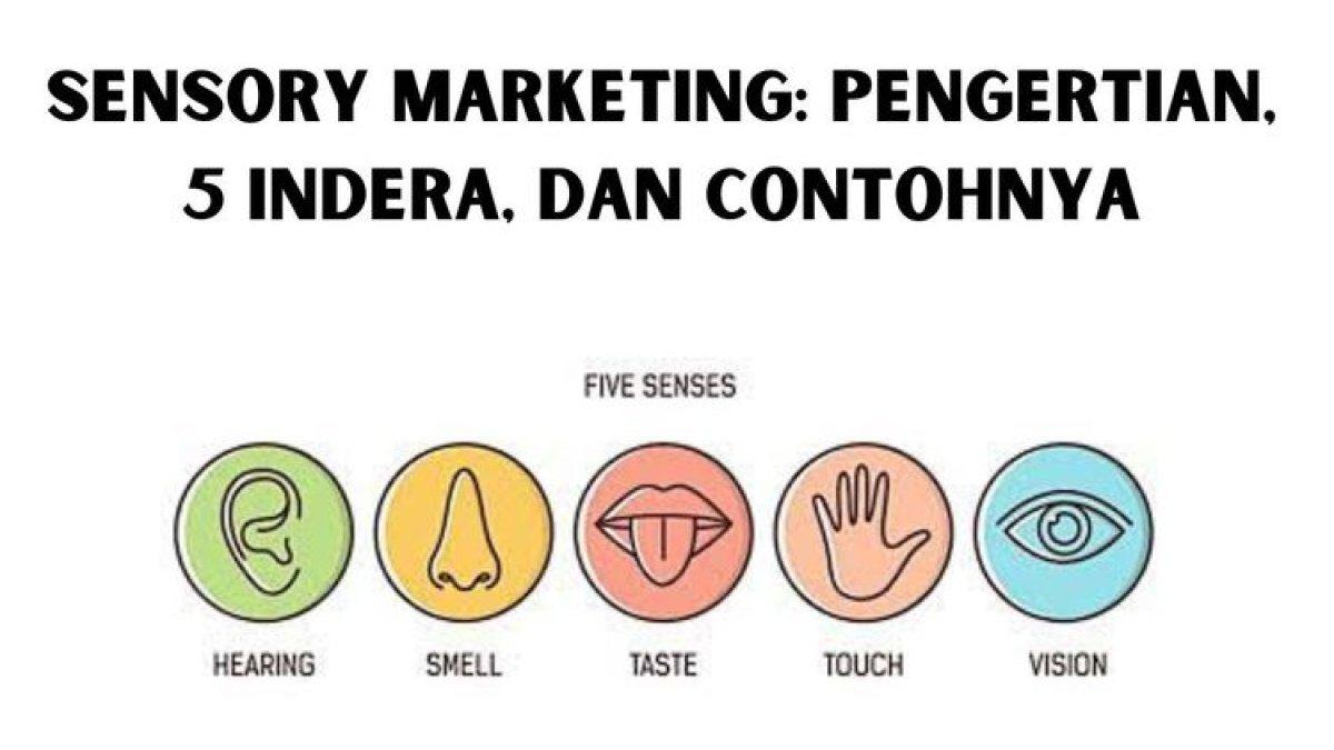 Ilustrasi lima indera yang digunakan dalam sensory marketing