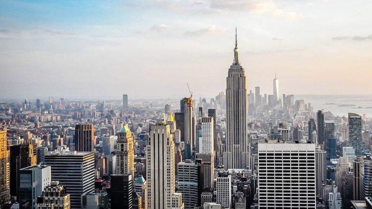 Ilustrasi pemandangan kota New York, Amerika Serikat (AS).