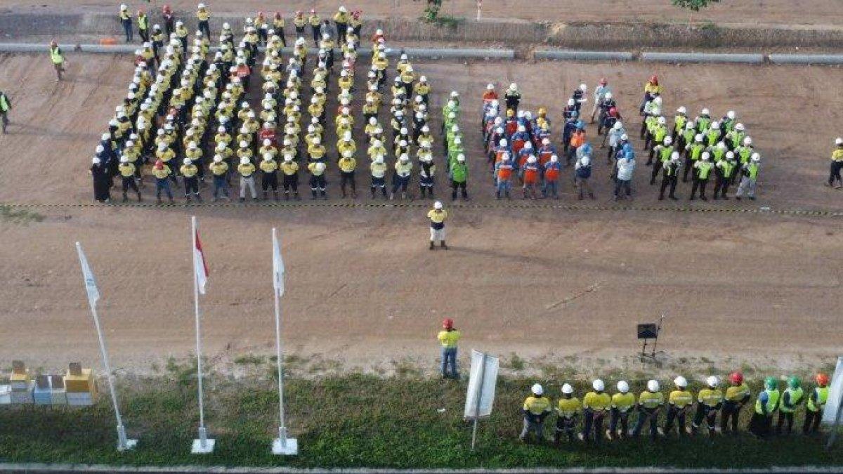 Ilustrasi perusahaan tambang di Sulawesi.