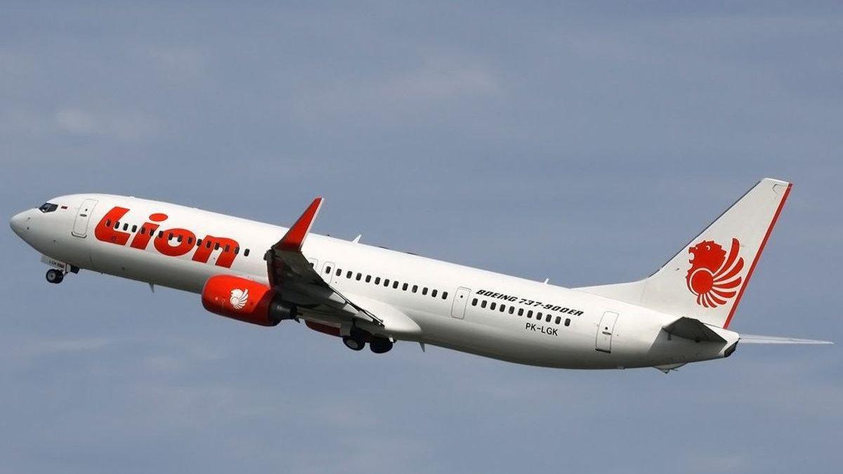 Ilustrasi pesawat Boeing 737-900ER Lion Air.