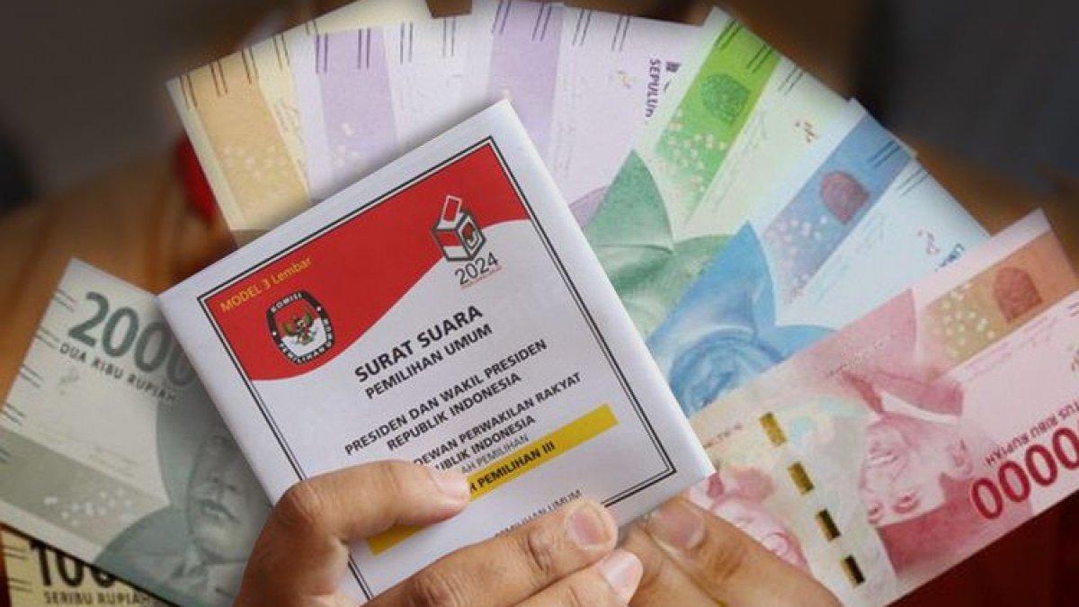 Ilustrasi politik uang.