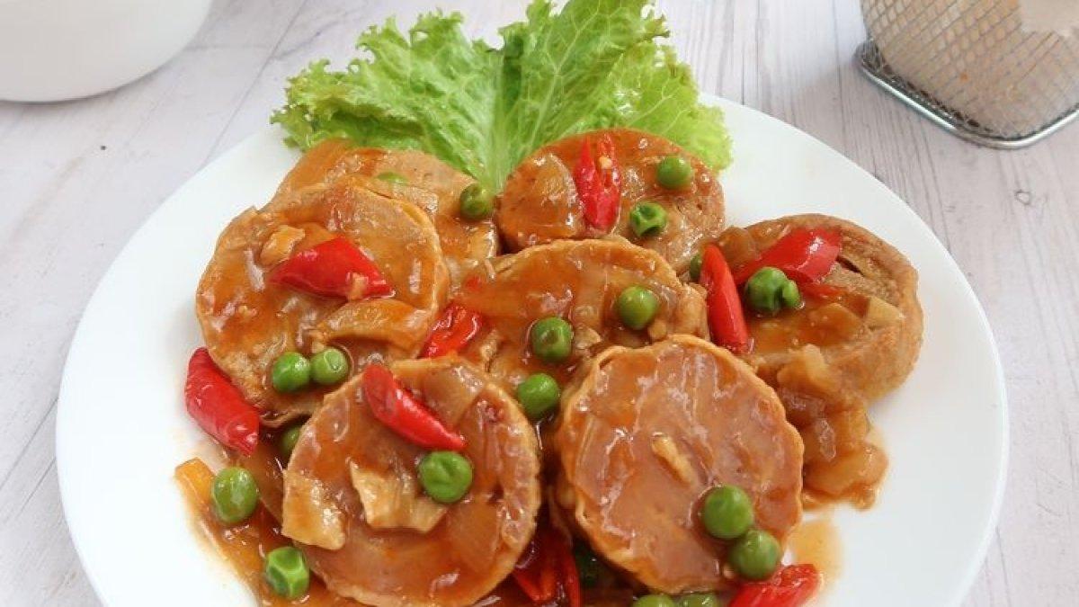 Ilustrasi rolade daging empuk.