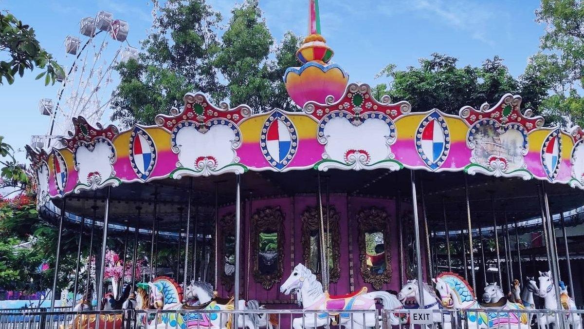 WISATA TEGAL: Ilustrasi salah satu wahana di Rita Park Tegal, komedi putar
