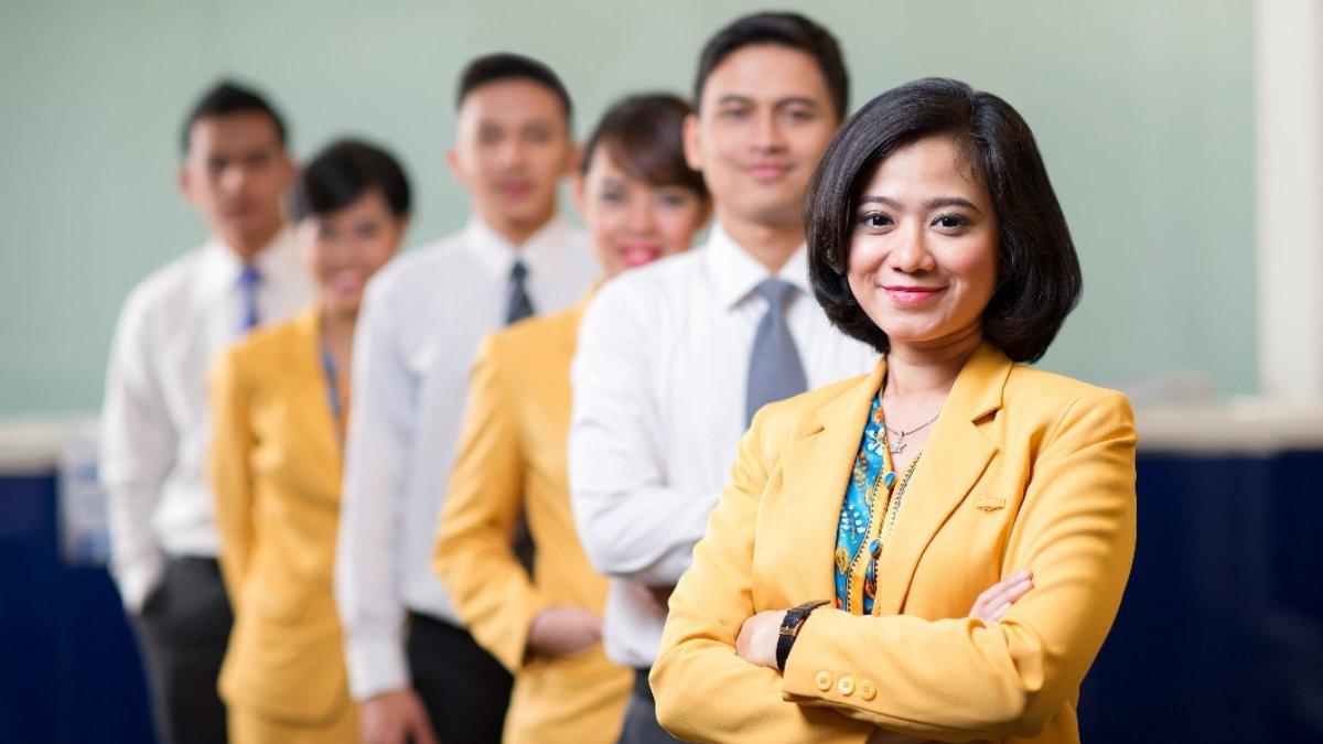 Ilustrasi staff Bank Mandiri 2024.