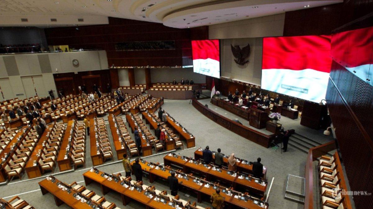 Ilustrasi suasana rapat paripurna DPR RI.