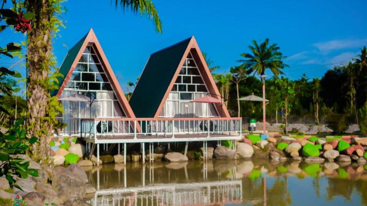 WISATA BINJAI: Ilustrasi villa di wisata jona garden, binjai, sumatera utara