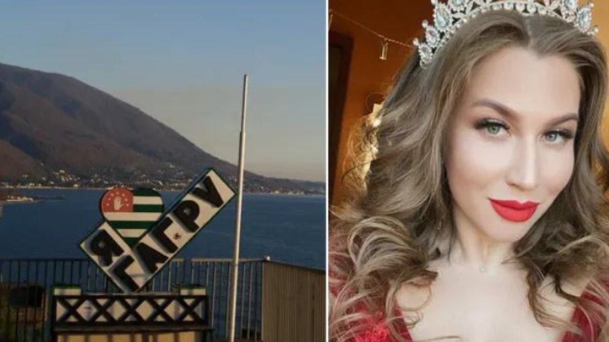 Turis memanjat penghalang dan jatuh ke pantai yang berada di bawah tebing.