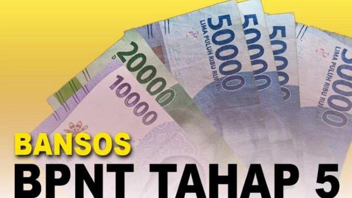 Informasi Bansos non Tunai tahap 5.