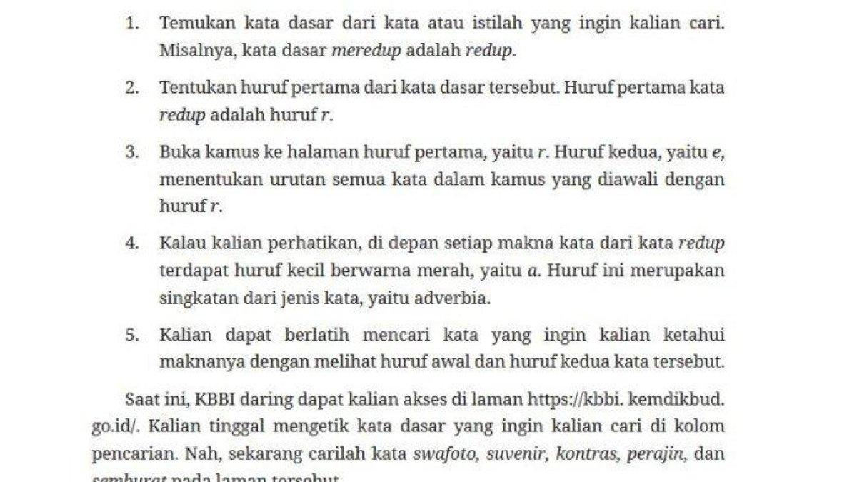 Inilah kunci jawaban Bahasa Indonesia kelas 7 SMP/MTs halaman 7