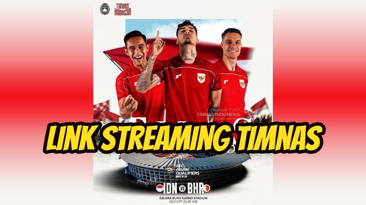 LOKASI NOBAR TIMNAS - Banner Live Streaming Timnas Indonesia vs Bahrain (25/3/2025). Inilah lokasi nonton bareng (nobar) Timnas Indonesia vs Bahrain yang bisa menjadi pilihan di area Jakarta dan Tangerang.