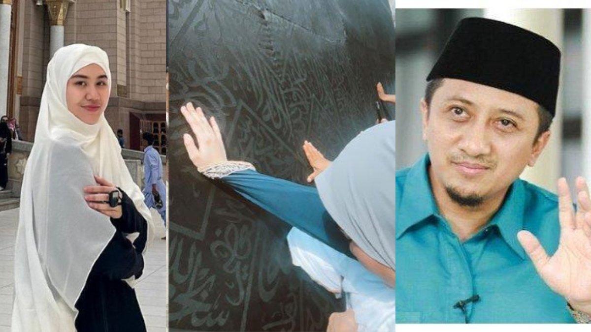 Inilah momen Aaliyah Massaid berhasil mencium Ka'bah dan disoroti Ustaz Yusuf Mansur, ungkap pertanda
