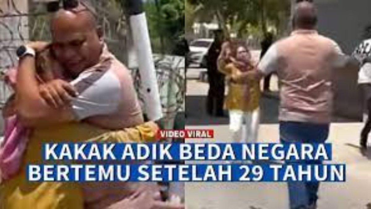 Inilah momen haru pertemuan kakak dan adik yang terpisah selama 29 tahun sejak pergolakan Timor Leste dan Indonesia