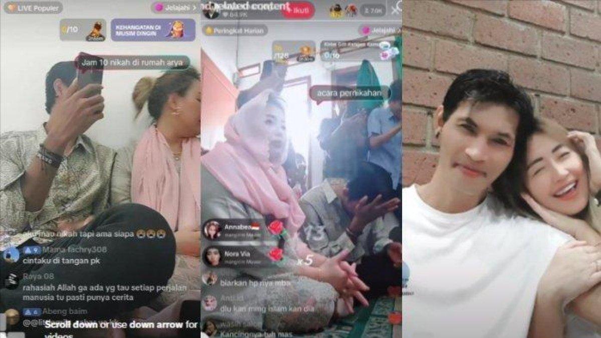 Inilah perjalanan cinta Pinkan Mambo dengan Arya Khan, berawal dari TikTok
