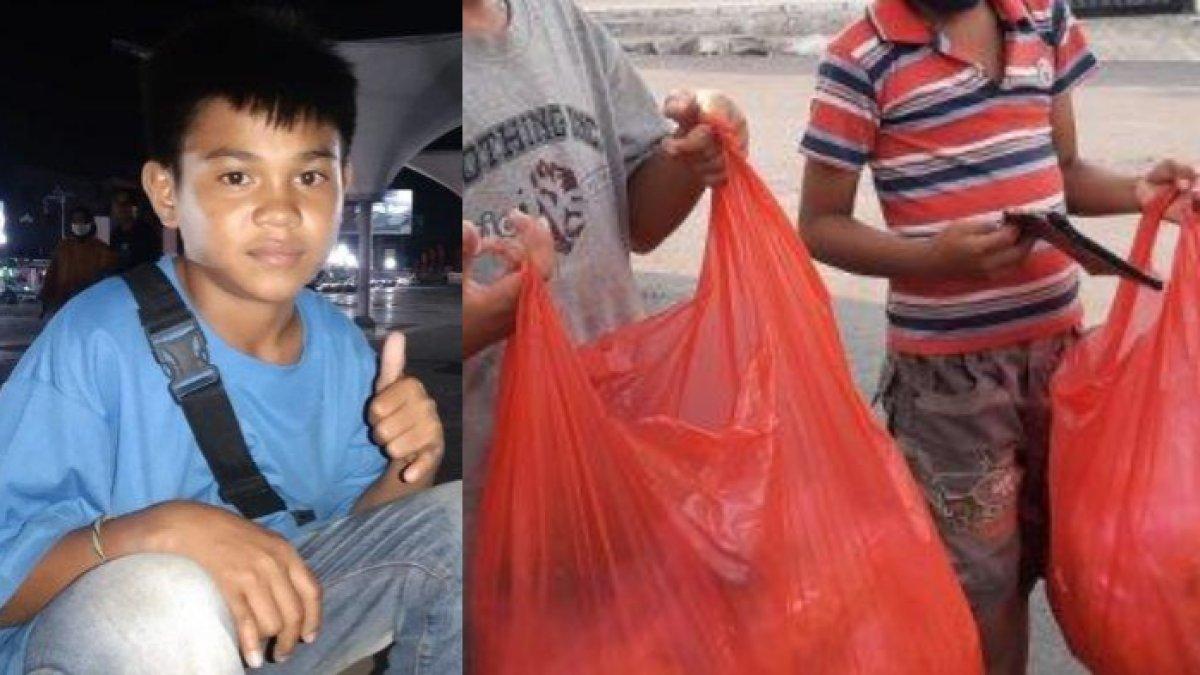 Inilah perjuangan hidup Aidil terpaksa berjualan peyek keliling, putus sekolah, ortu minggat, nenek meninggal