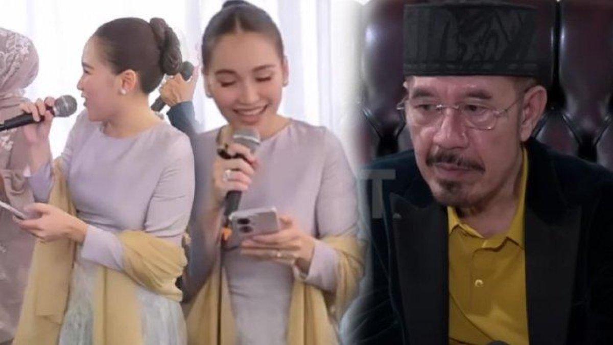 Inilah reaksi Dharsyi Akib, ayah dari Lettu Fardhana saat melihat Ayu Ting Ting disawer ketika nyanyi di sebuah acara.