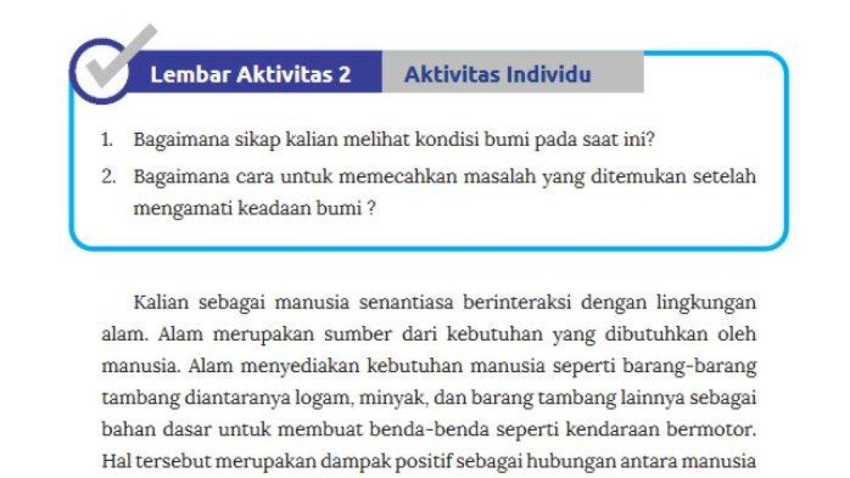 Inilah soal dan kunci jawaban IPS Kelas 7 SMP halaman 72 Kurikulum Merdeka Lembar Aktivitas 2.