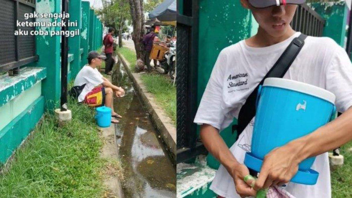 Inilah sosok Kevan, bocah penjual es lilin yang sering diejek 'anak yatim', kini putus sekolah, nafkahi ibu dan neneknya.