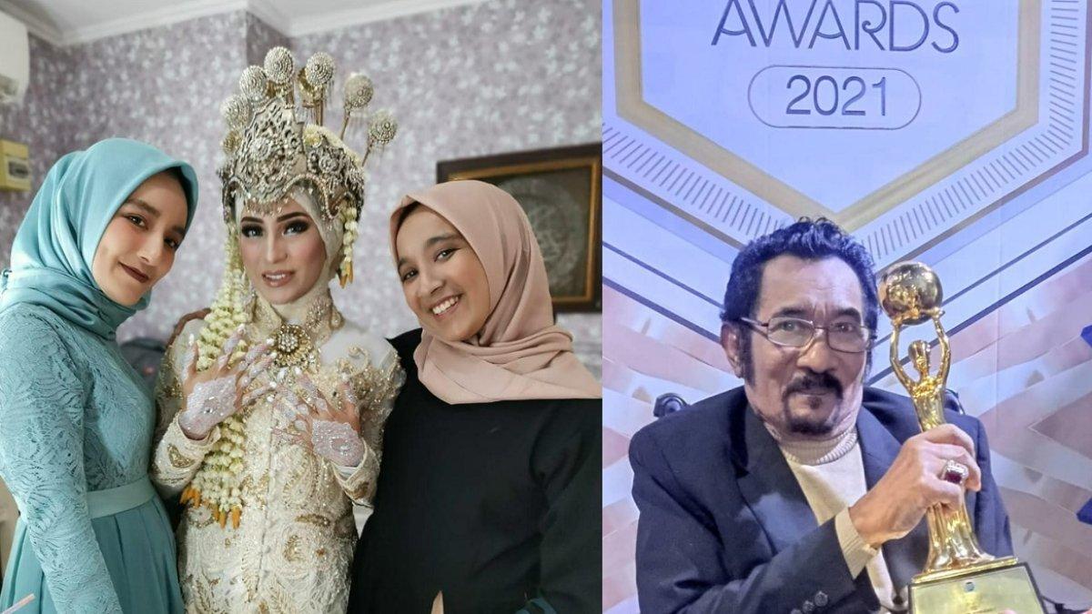 HAMDAN ATT MENINGGAL - Kolase foto Hamdan ATT dan ketiga putrinya diambil dari Instagram @realhamdan.att. Inilah sosok ketiga putri Hamdan ATT