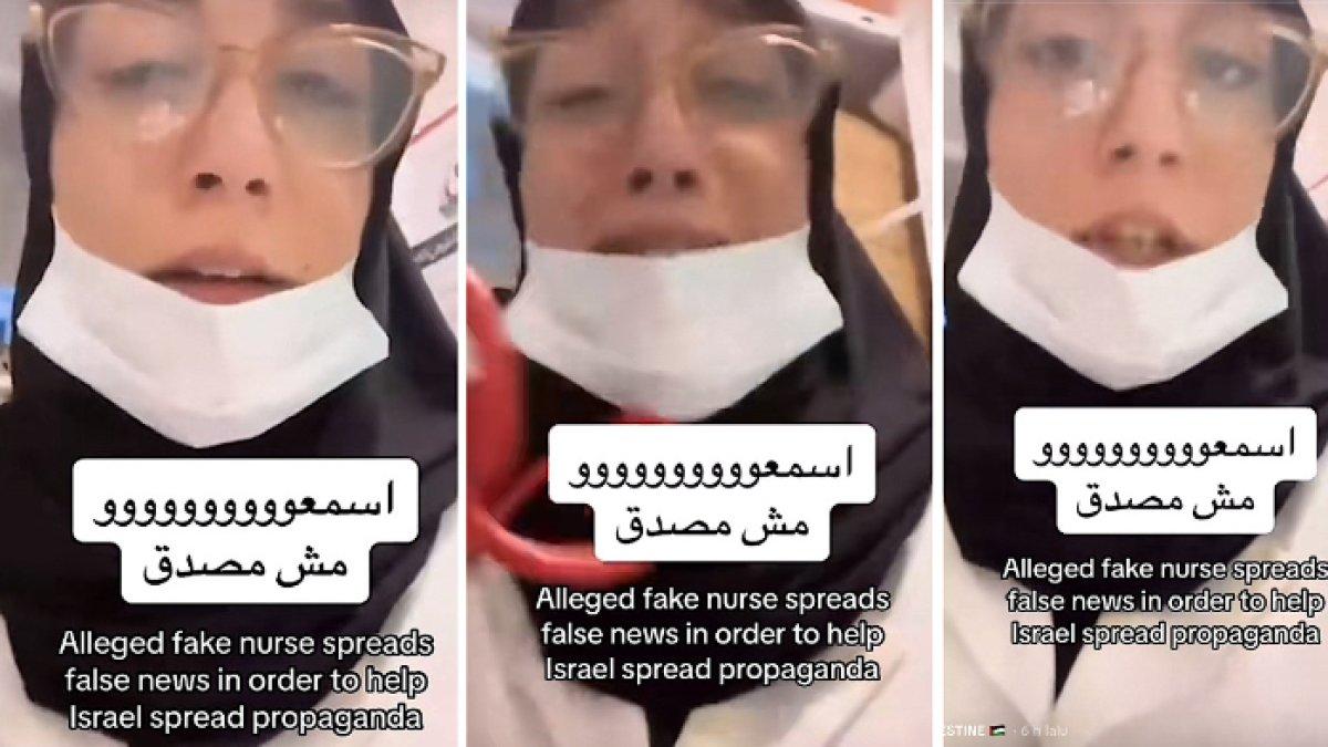 Inilah sosok perawat palsu di RS Al Shifa Gaza yang menyudutkan Hamas