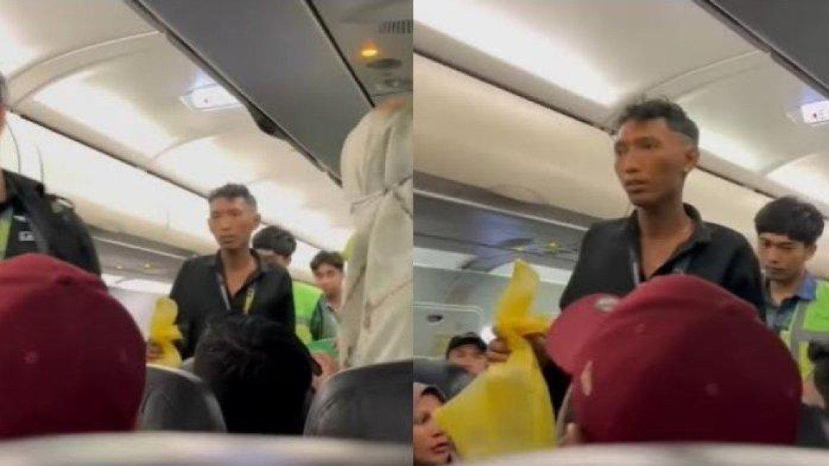 Inilah tampang pria yang nekat merokok di dalam pesawat Citilink dari Batam menuju Surabaya