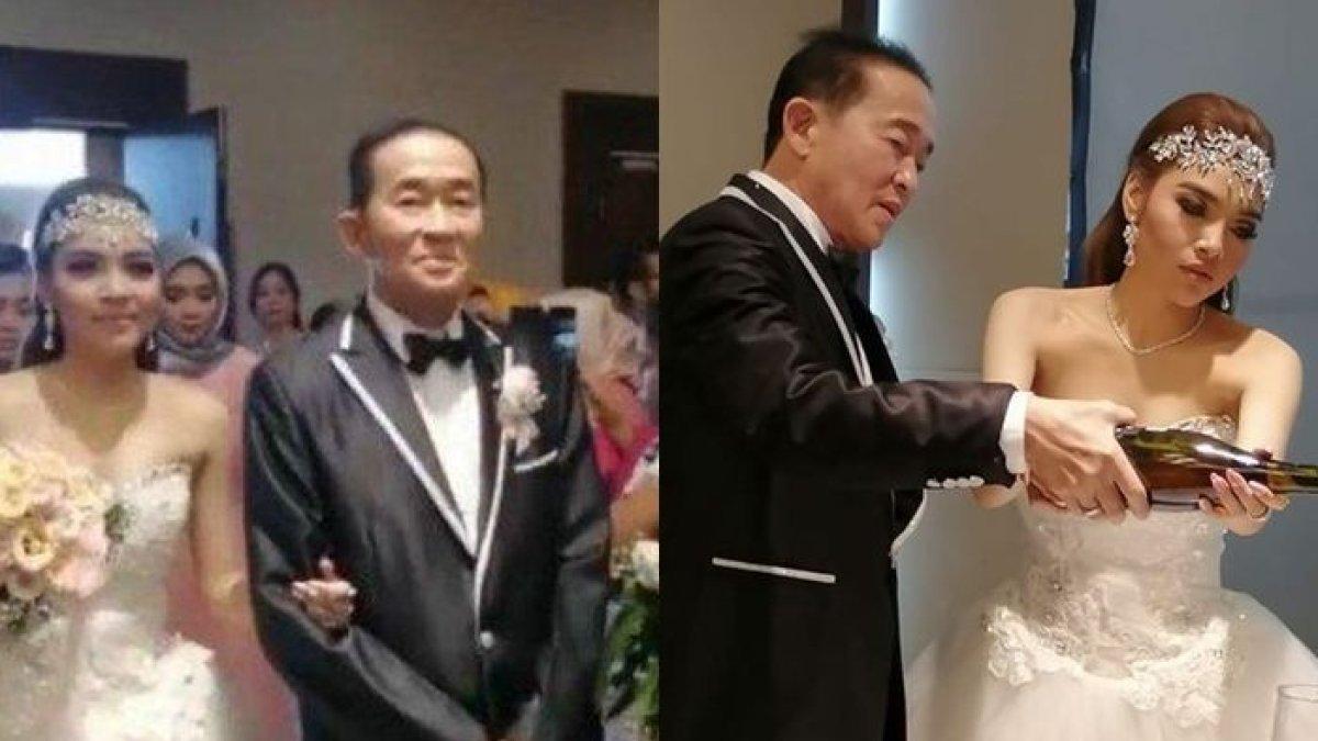Pernikahan Edi Darmawan dan Tiara Agnesia.