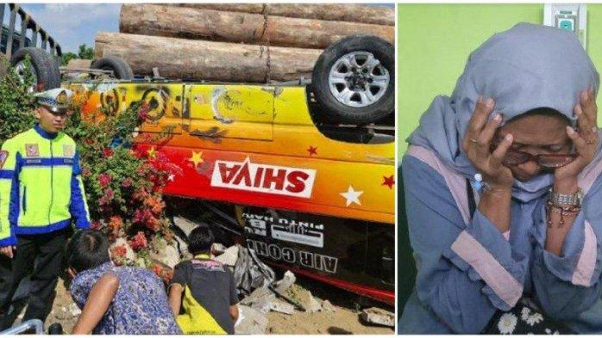 Insiden kecelakaan maut di Tol Kebomas Gresik menimpa