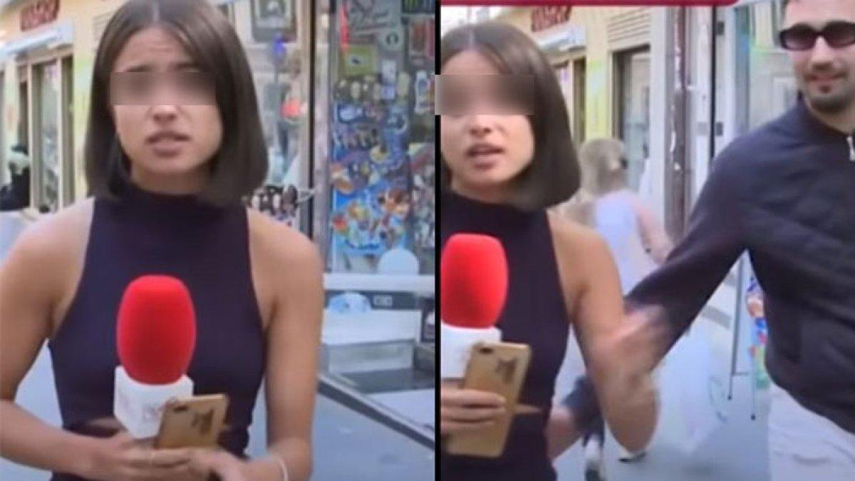 Isa Balado, sosok presenter yang dilecehkan oleh pria saat sedang live report dari lapangan.