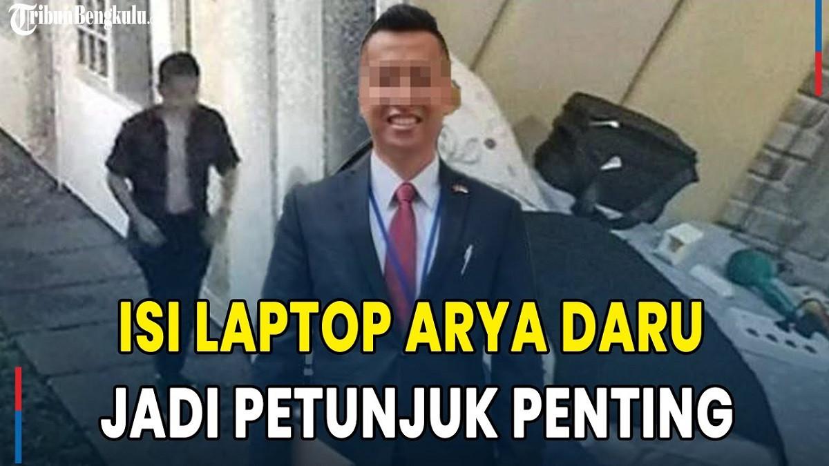 DIPLOMAT TEWAS MISTERIUS - Capture YouTube Tribun Bengkulu menampilkan sosok Arya Daru. Isi laptop Arya Daru diperiksa polisi, ada data pesan WhatsApp yang terhubung