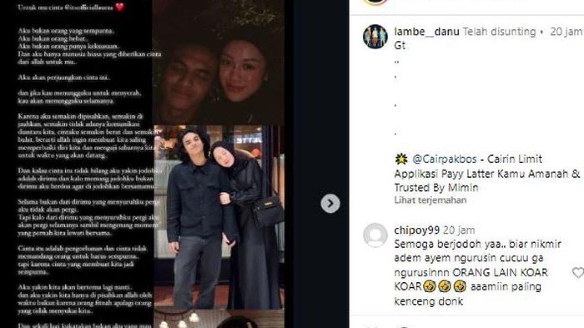 Isi surat Vadel Badjideh untuk Lolly