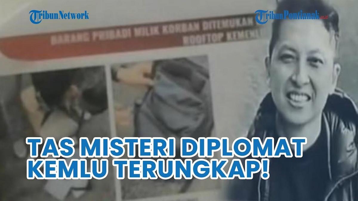 DIPLOMAT TEWAS MISTERIUS - Capture YouTube Tribun Pontianak menampilkan sosok Arya Daru. Isi tas Arya Daru yang ditinggal di rooftop Kemenlu terungkap, ada rekam medis