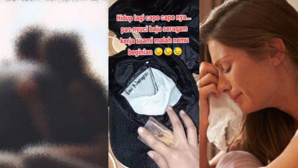 Istri curiga saat cuci seragam kerja suami, ada tulisan nama wanita lain di topinya, diduga selingkuh