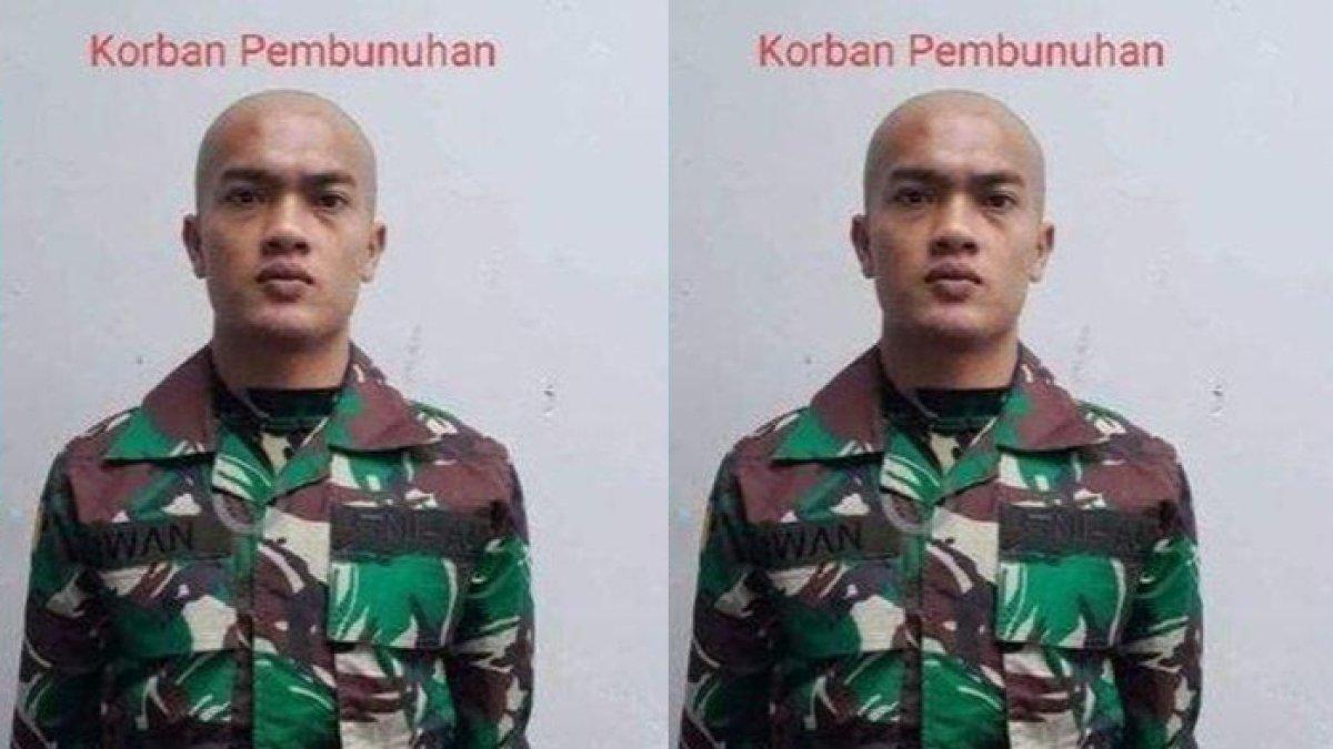 Calon siswa (Casis) Bintara TNI bernama Iwan Sutrisman menjadi korban pembunuhan