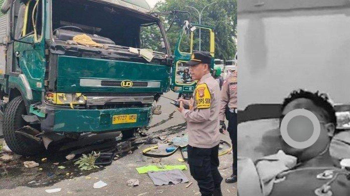 JFN (24), sopir truk yang ugal-ugalan di Kota Tangerang. Truk yang dikemudikan secara ugal-ugalan itu diburu massa karena menabrak 16 kendaraan yang terdiri dari 10 mobil dan enam sepeda motor.