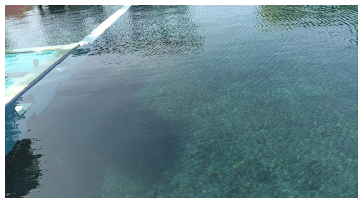 Tampak jernih air di Umbul Jolotundo