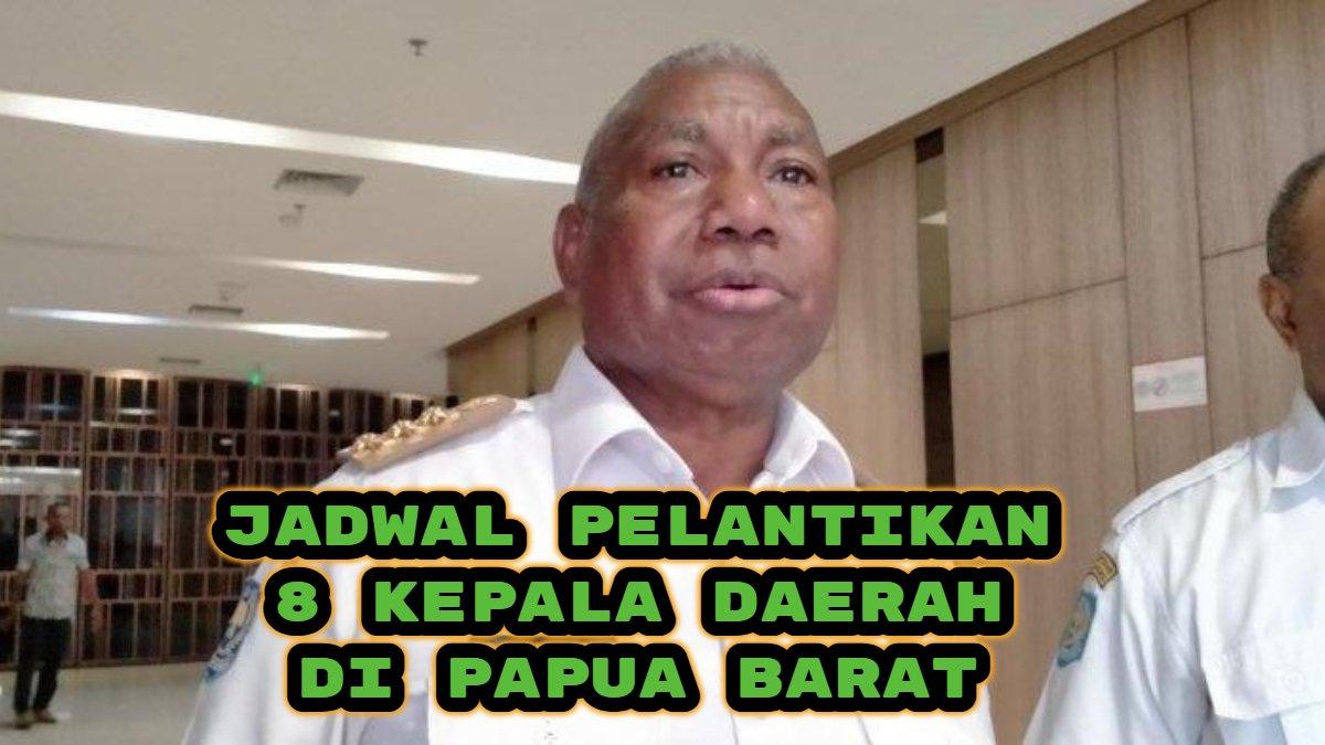 Pelantikan Kepala Daerah - Gubernur Papua Barat Dominggus Mandacan. Jadwal Pelantikan 8 Kepala Daerah di Papua Barat, Dominggus-Lakatoni hingga Elysa-Anthonius. (30/01/2025).