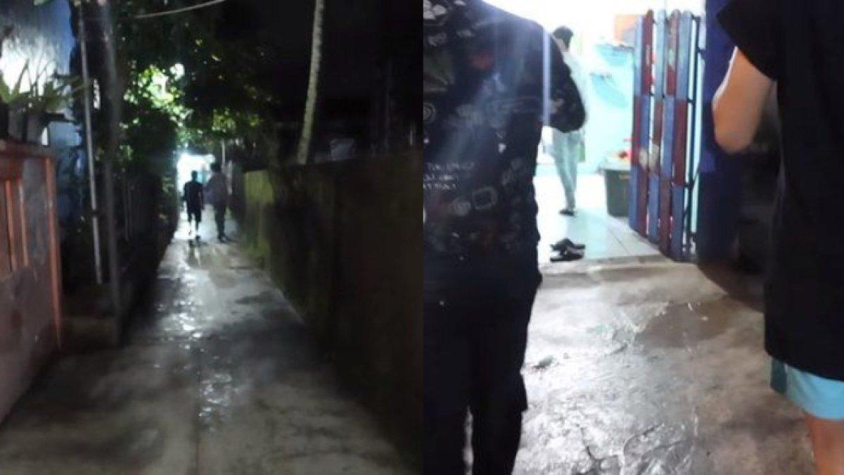 Jalan masuk ke rumah Cimoy Montok