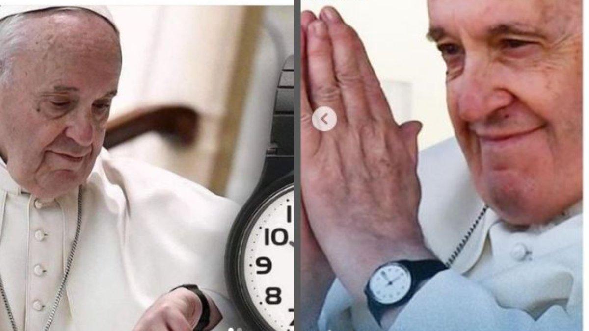 Jam tangan sederhana Paus Fransiskus