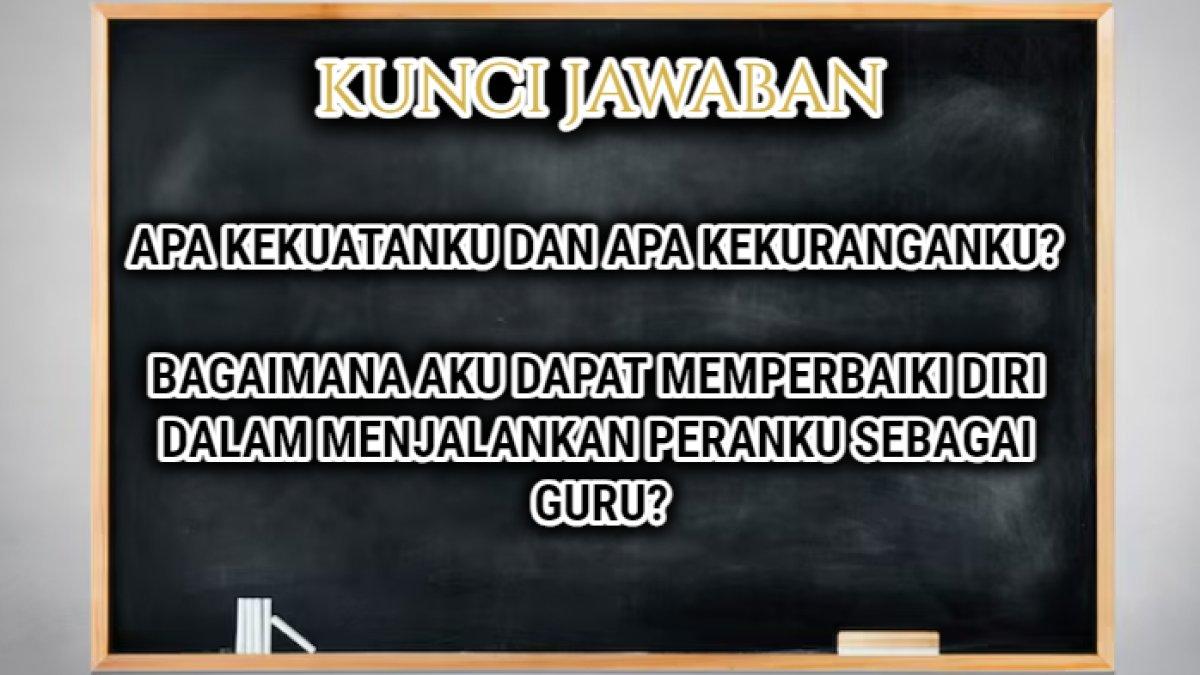 Jawaban dari soal 'Apa kekuatanku dan apa kekuranganku? Bagaimana aku dapat memperbaiki diri dalam menjalankan peranku sebagai guru?'