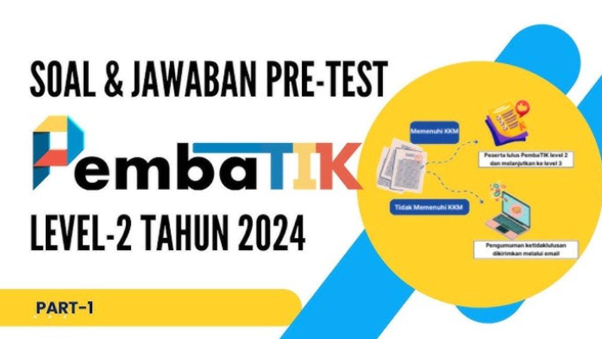 Simaklah kunci jawaban terbaik dari Pretest PembaTIK 2024 level 2 implementasi yang di dalamnya terdapat soal mengenai penerapan pendekatan TPACK