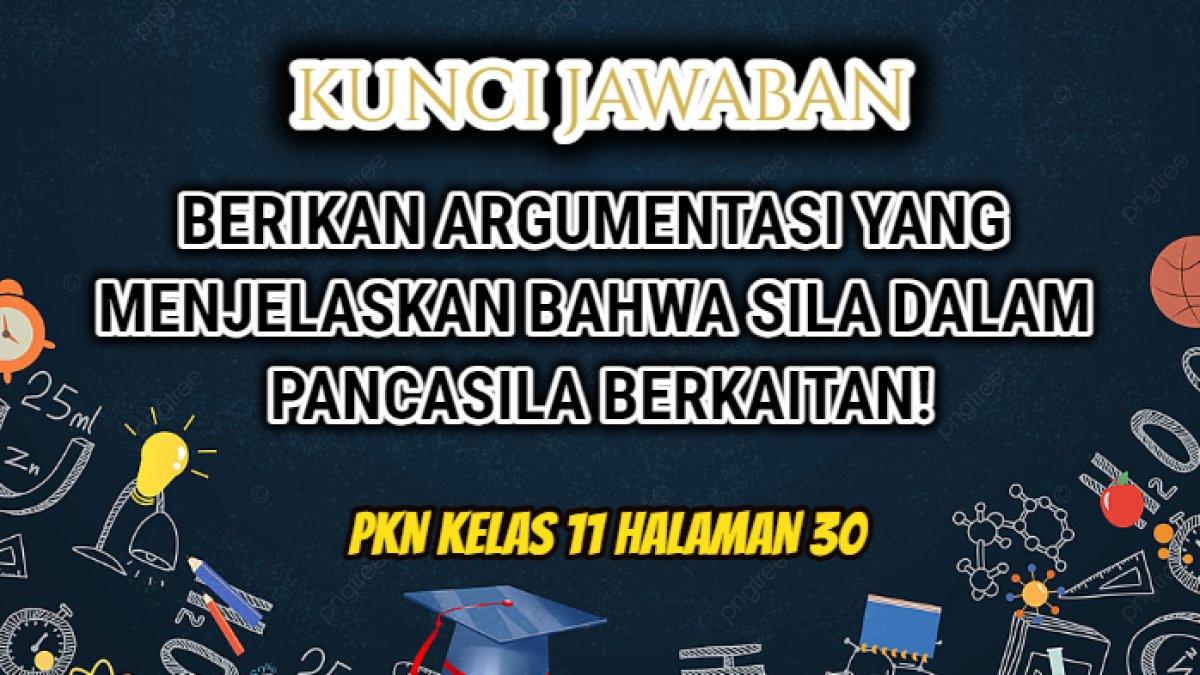 Jawaban terbaik dari soal 'Berikan argumentasi yang menjelaskan bahwa sila-sila dalam Pancasila memiliki keterkaitan!'