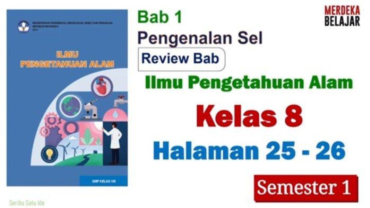 Jawaban terbaik dari soal 'Sebutkan bunyi teori sel!' yang terdapat dalam IPA Kelas 8 bab 1 halaman 25 Kurikulum Merdeka.