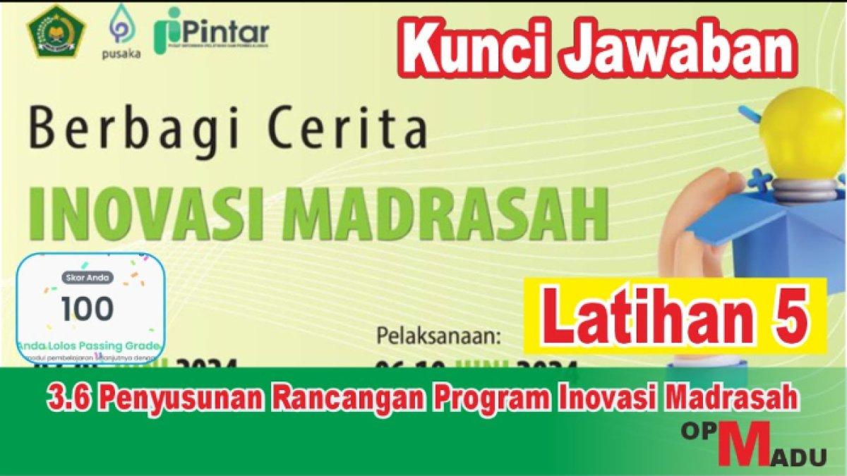 Jawaban terbaik dari soal dalam Modul 3.6 Penyusunan Rancangan Program Inovasi Madrasah, Pintar Kemenag