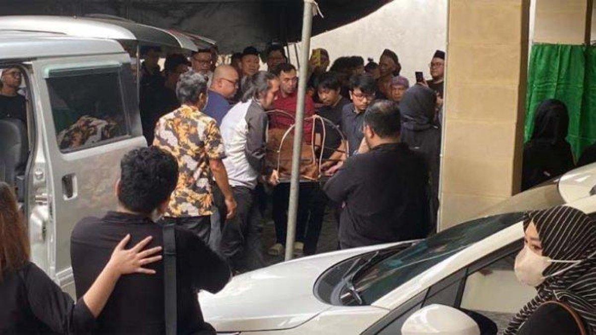Jenazah Babe Cabita telah sampai di rumah duka kawasan Cirendeu, Tangerang Selatan