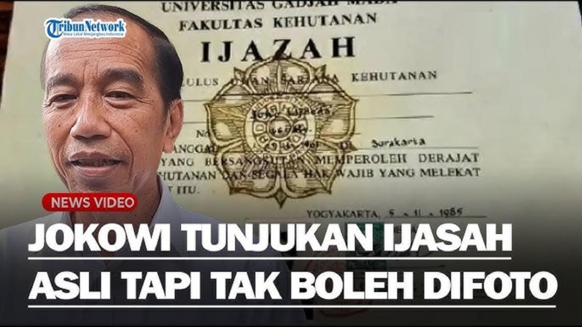 AKHIRNYA! Jokowi Tunjukkan Ijazah Asli di Sidang, Siap Ladeni Roy Suryo: Nama Saya Harus Dibersihkan ...