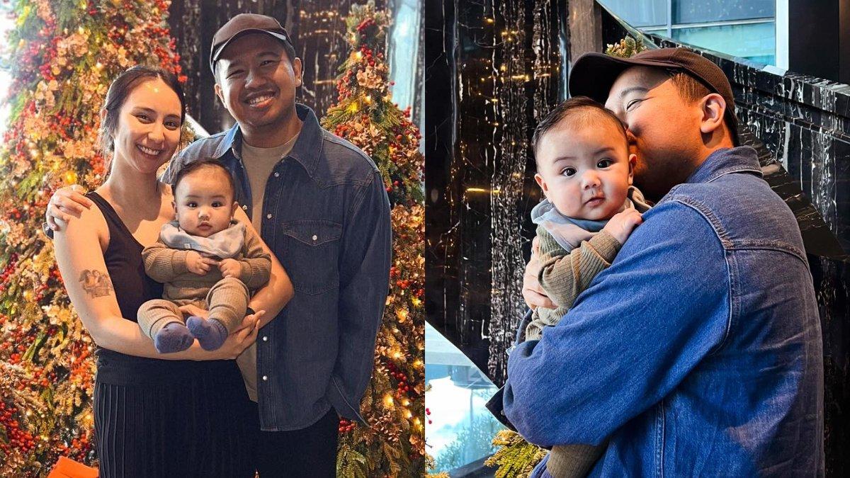 Joshua Suherman, Clairine Clay dan anaknya.