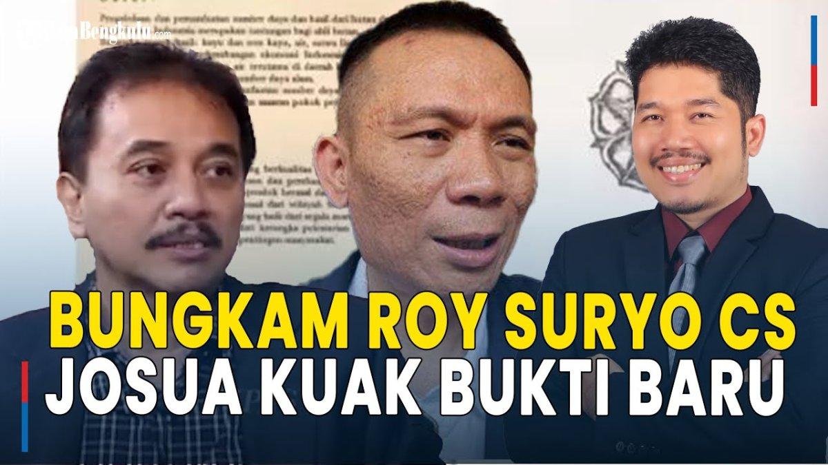POLEMIK IJAZAH JOKOWI - Capture YouTube Tribun Bengkulu menampilkan Josua Sinambela, Roy Suryo, dan Rismon Sianipar. Josua Sinambela bongkar fakta skripsi Jokowi, benarkah tak penuhi standar?