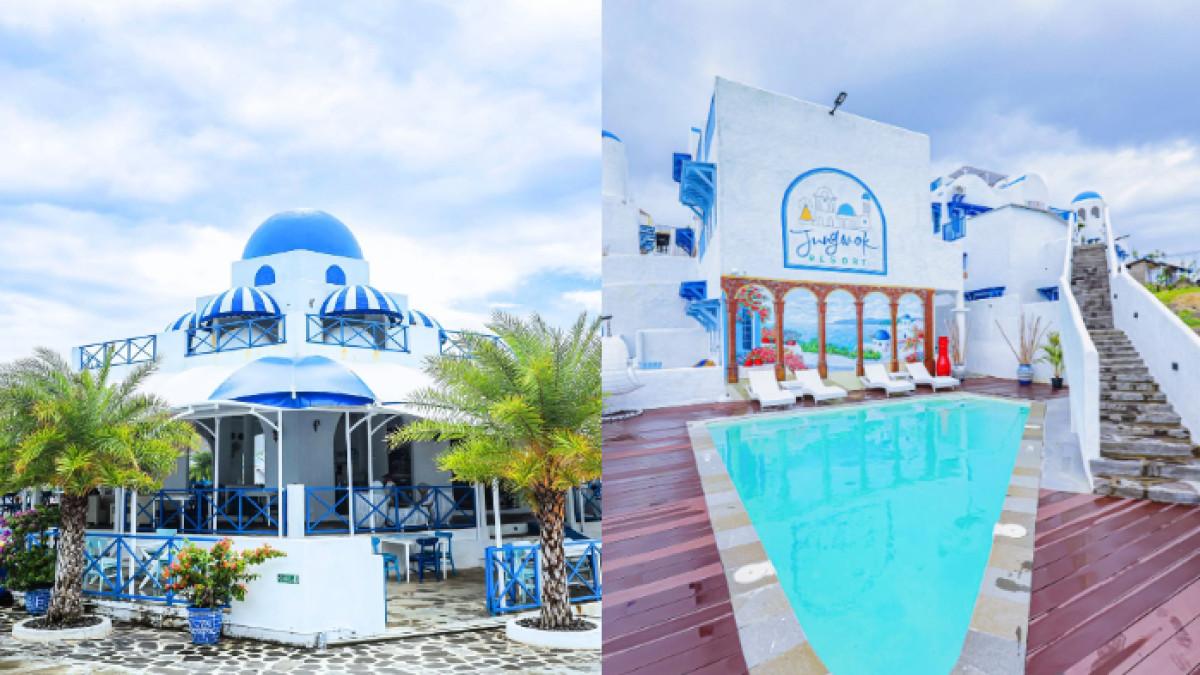 WISATA MENARIK - Potret Jungwok Blue Ocean diambil dari Instagram pada Sabtu (19/7/2025). Jungwok Blue Ocean berlokasi di Pantai Jungwok, Kelurahan Jepitu, Kapanewon atau Kecamatan Girisubo, Kabupaten Gunungkidul.