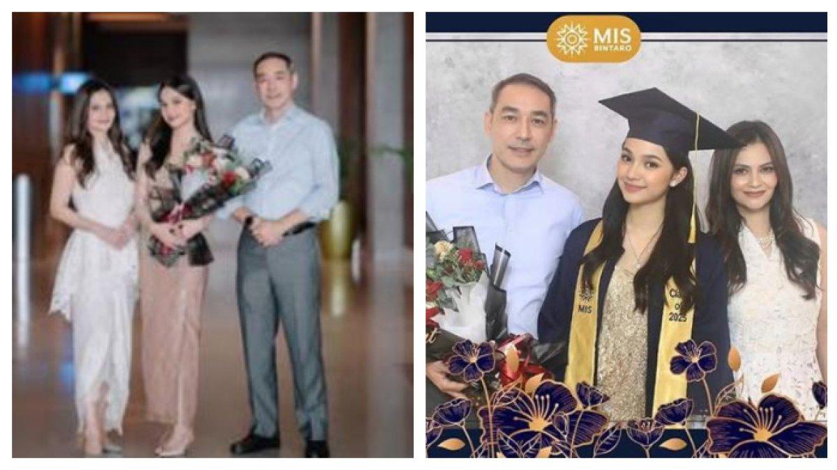 KABAR YUSUF SUBRATA - Yusuf Subrata mantan suami Cut Tari, hadiri acara kelulusan sang putri, Sydney Azkassyah Yusuf.