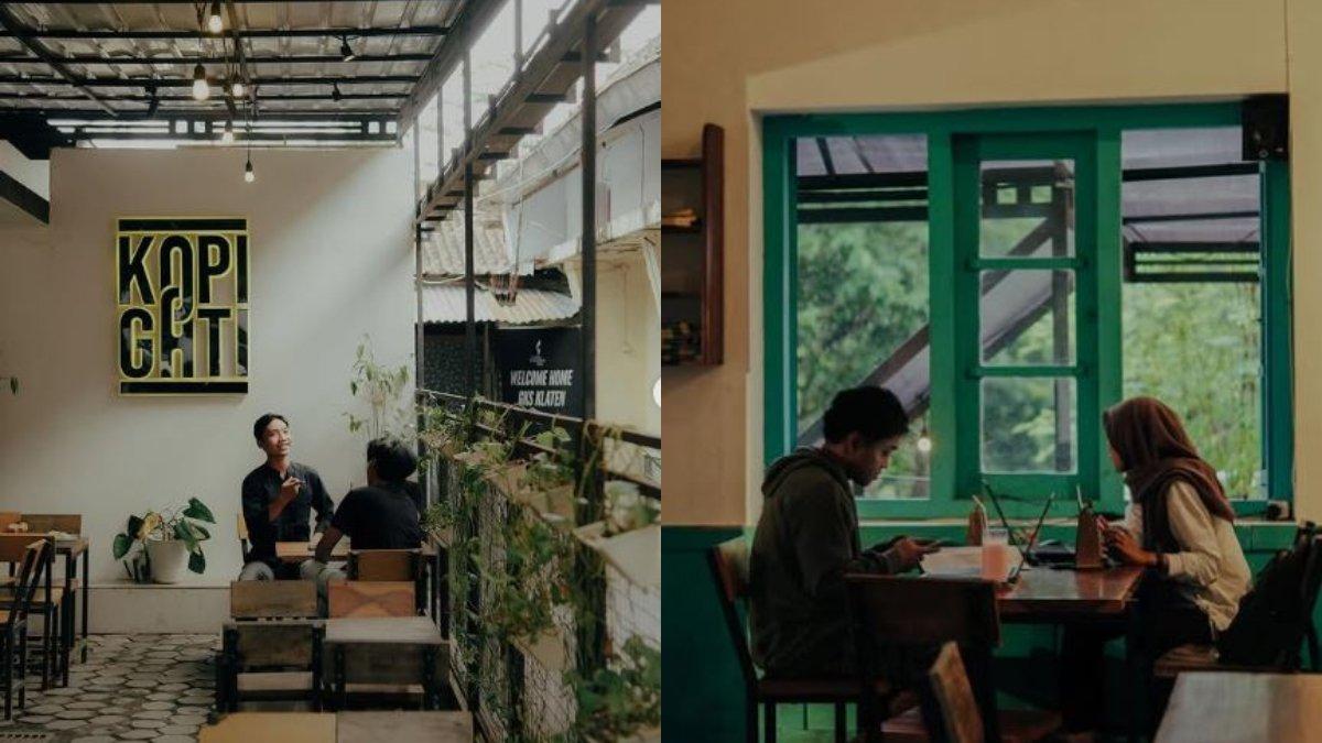 KAFE DEKAT STASIUN - Kafe Gati Klaten lokasinya dekat dengan Stasiun Klaten.